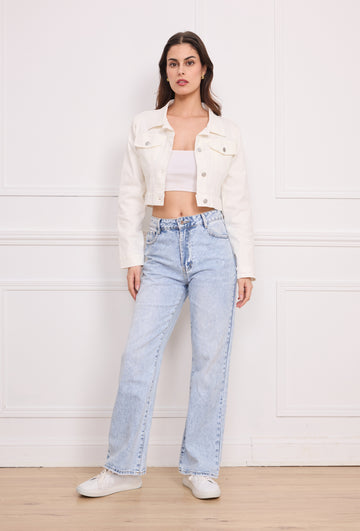 Veste courte en coton K3366