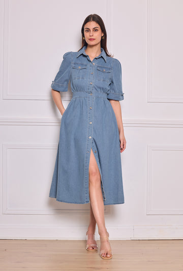 Robe en jeans K3367