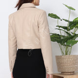 Veste en similicuir Maëna