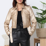 Veste en similicuir Melya