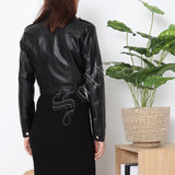 Veste en similicuir Melya