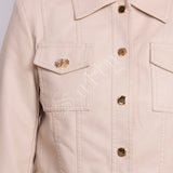 Veste en similicuir Melya