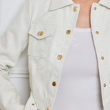 Veste en similicuir Melya