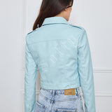 Veste en similicuir Melya