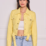 Veste en similicuir Melya