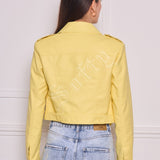 Veste en similicuir Melya