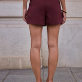 Jupe-short ceinturée Élodie