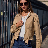 Veste courte ceinturée Nola