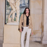 Veste en suédine boutonnée Sofia