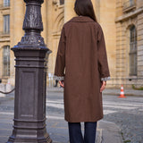Trench mi-long doublure imprimé léopard Laura