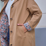 Trench mi-long doublure liberty Maelis