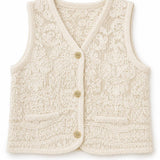 Gilet crochet coton Élise