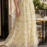 Jupe tulle imprimée Delphine