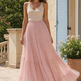 Jupe maxi tulle Mélina