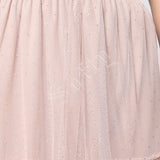 Jupe longue en tulle à pois perlés Iséa