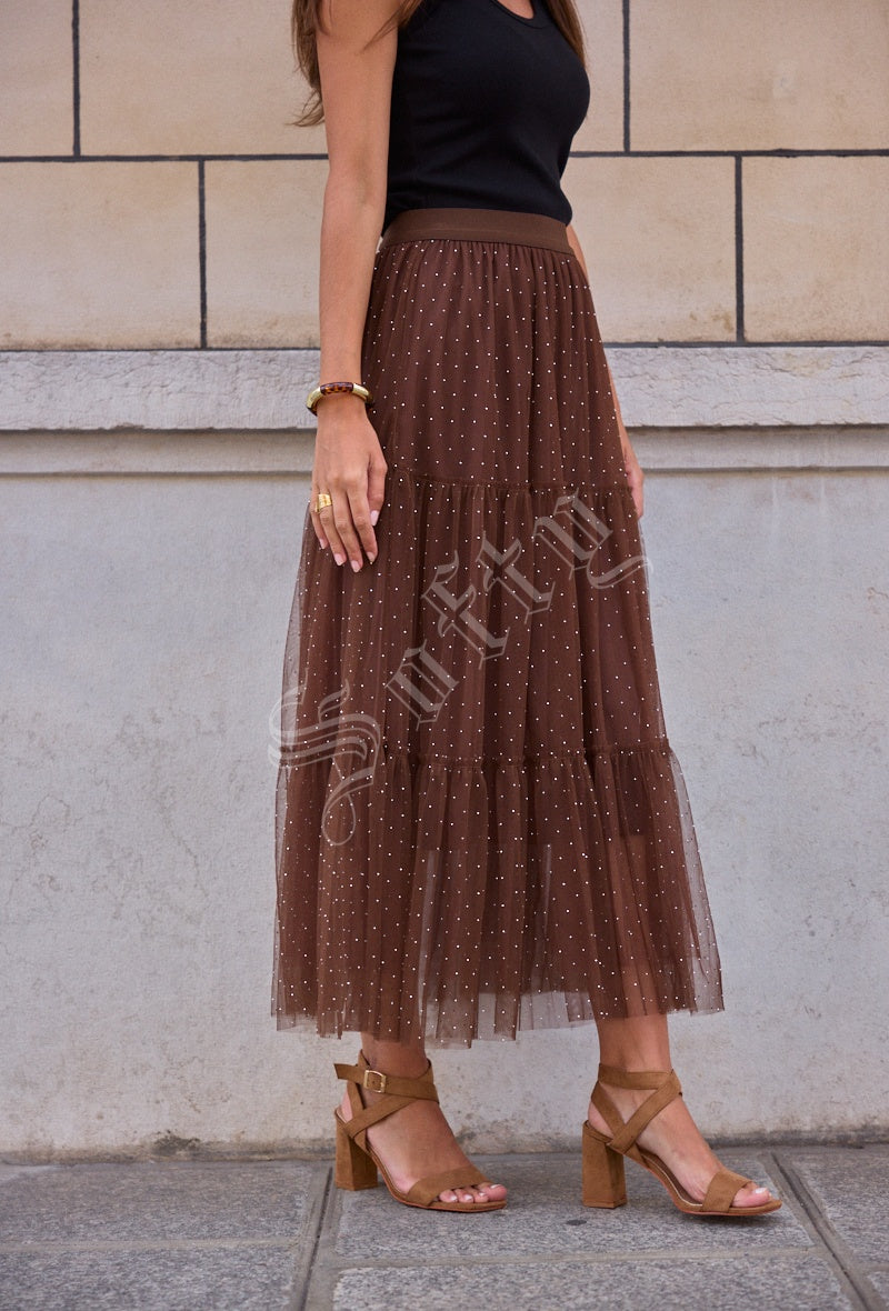Acheter jupe évasée de tulle beige: choisir jupes évasées de tulle Acheter jupe évasée de tulle beige: choisir jupes évasées de tulle