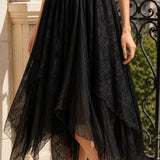 Jupe dentelle cascade Isadora