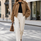 Blouson suédine ballon Soléa