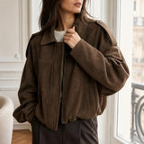 Blouson suédine ballon Soléa