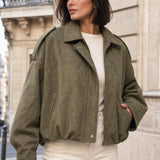 Blouson suédine ballon Soléa