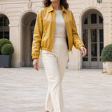 Blouson similicuir cordon Sibylle