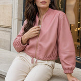 Blouson similicuir cordon Sibylle