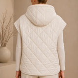 Gilet sans manches à capuche