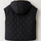 Gilet sans manches à capuche