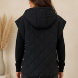 Gilet sans manches à capuche