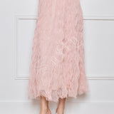 Jupe longue plissée Maëva