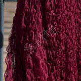 Jupe longue plissée Maëva