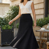 Jupe midi suédine Gaëlle