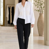 Chemise brodee encolure V Aurore