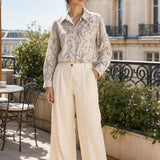 Chemise coton ajouré Lison