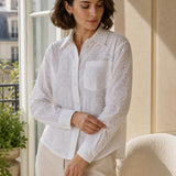 Chemise coton ajouré Lison