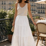 Jupe broderie anglaise Aveline