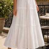Jupe broderie anglaise Aveline