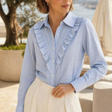 Chemise coton rayée Ysée