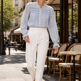 Chemise coton smockee Ondine