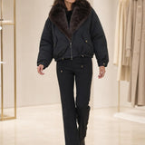 Doudoune imperméable fausse fourrure Bertille