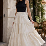 Jupe longue broderie anglaise Louison