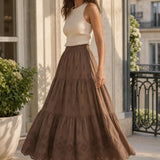 Jupe longue broderie anglaise Louison
