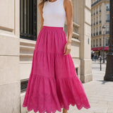 Jupe longue broderie anglaise Louison