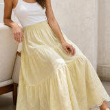 Jupe longue broderie anglaise Louison