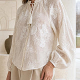 Blouse ajourée Viviane