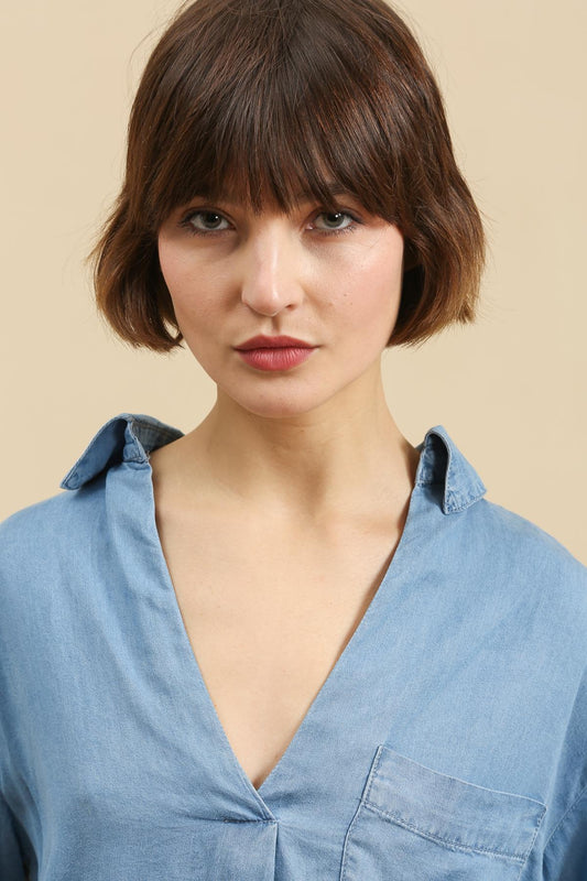 Blouse en tencel K3355
