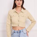 Veste courte en coton K3366