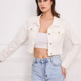 Veste courte en coton K3366