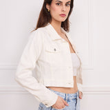 Veste courte en coton K3366
