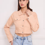 Veste courte en coton K3366